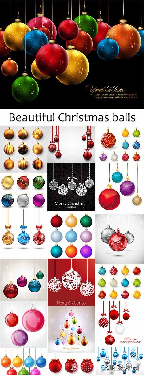 Beautiful Christmas balls