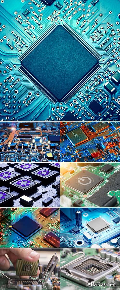 Stock Image Central processing unit assembly