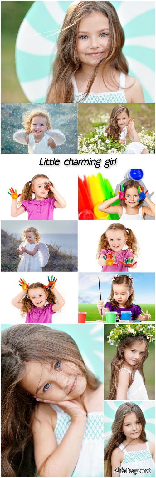 Little charming girl