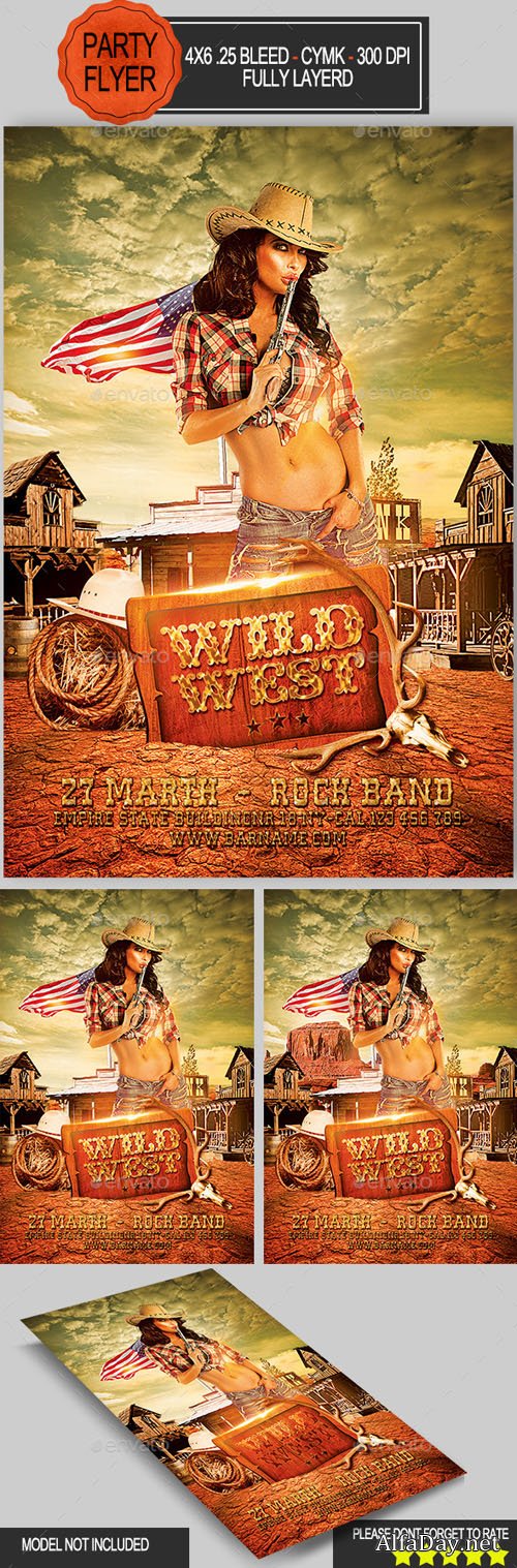 Wild West Flyer - GraphicRiver 10434667