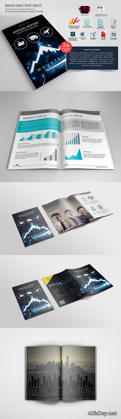 Excellent New Business Annual Report - Creativemarket 208278