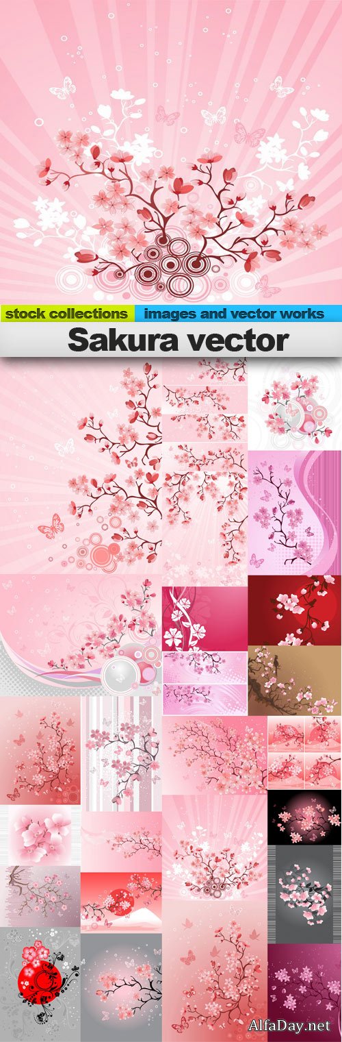 ������ - ��������� ������� / Sakura vector