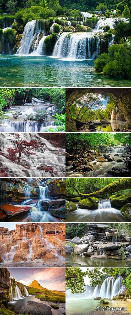 Stock Image Beautiful waterfall park