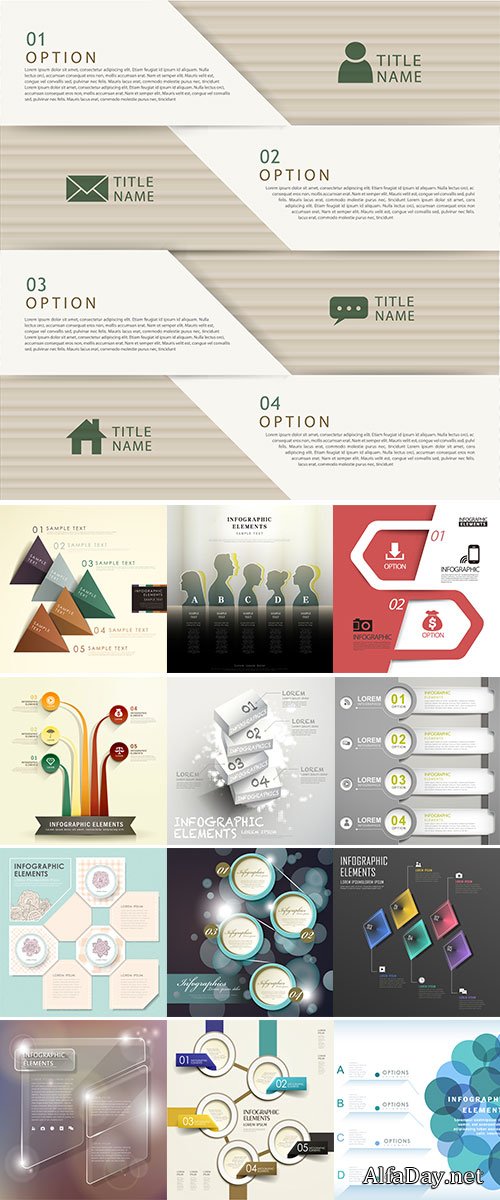 Stock Vector abstract infographic elements