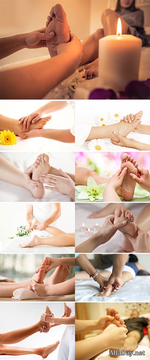 Stock Image Close-up of reflexology