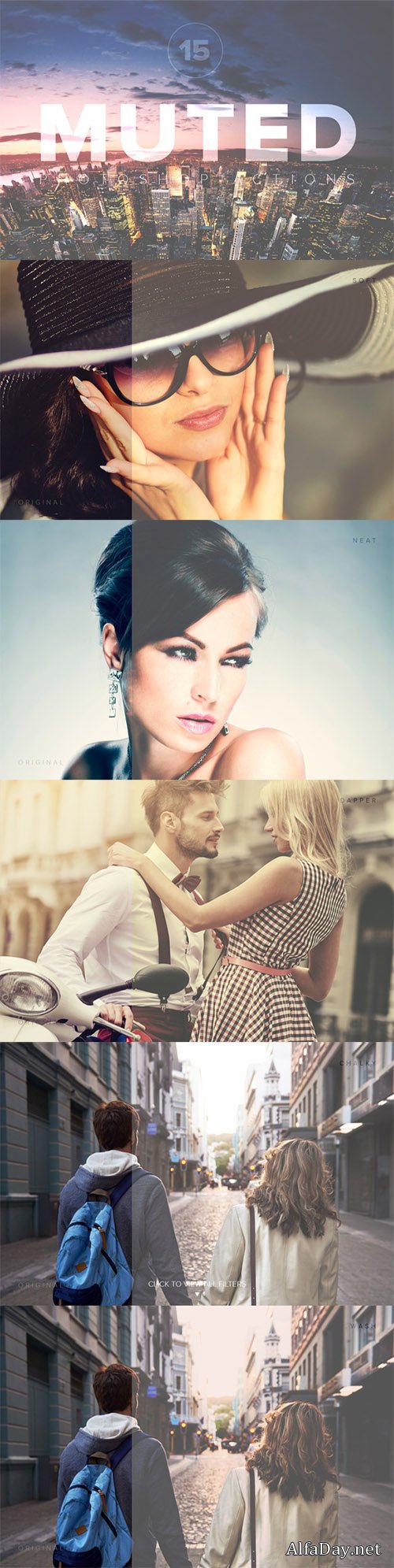 ����� ��� �������� ���������� ������ / Premium Muted PS Actions