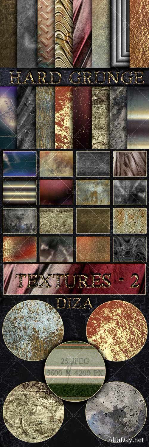 ��������� �������� / Hard grunge textures overlap