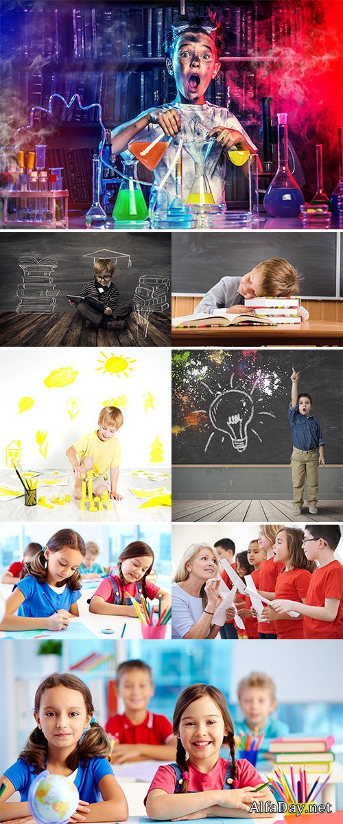 School Kid Education Stock Image