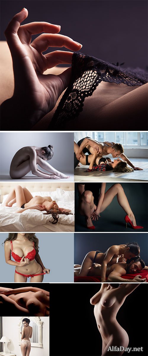 Beautiful topless woman Stock Images
