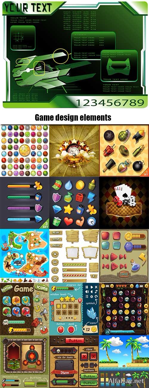 ��� �������� ��� ���� - ��������� ������� / Game design elements