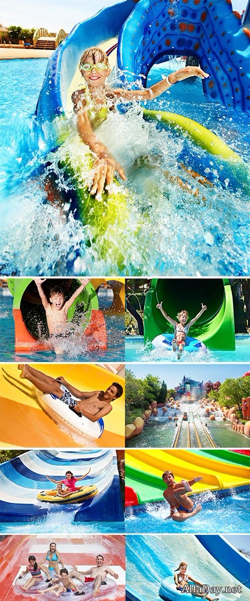 Stock Image Vacation at a water park