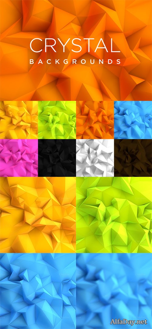 Crystal Backgrounds - Creativemarket 282672