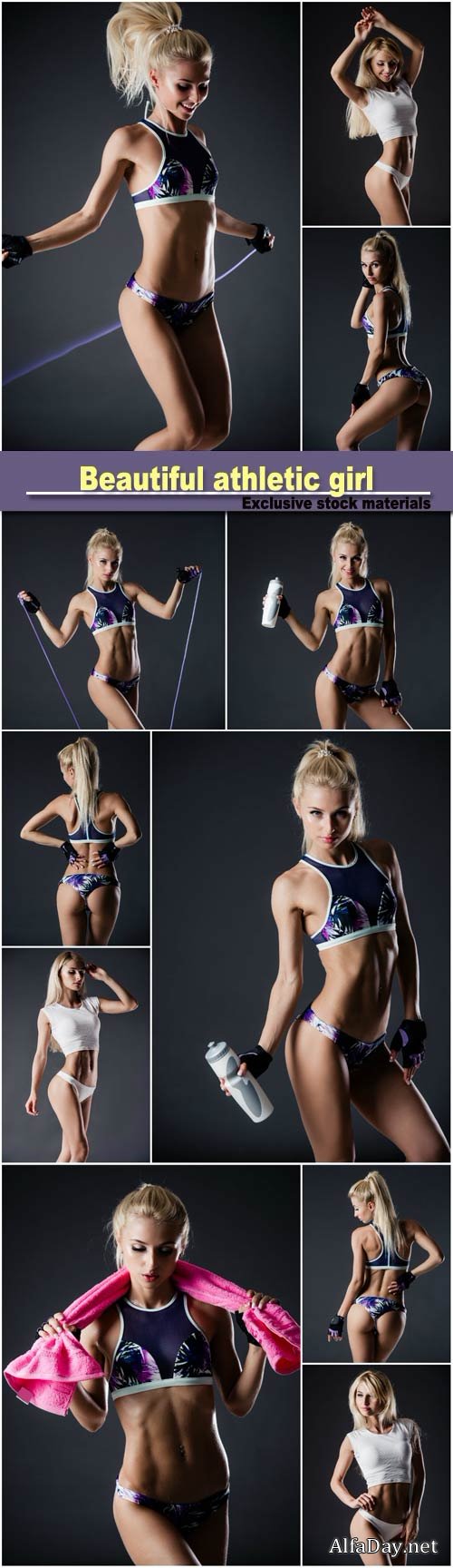 Beautiful athletic girl 