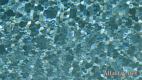 Blue water background footage