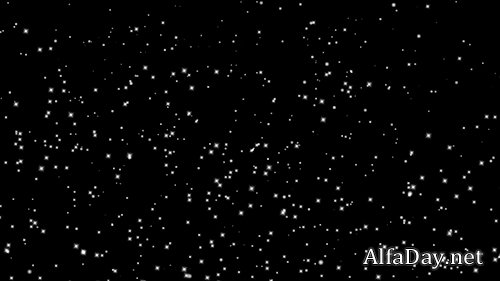 Snow on black background - 2