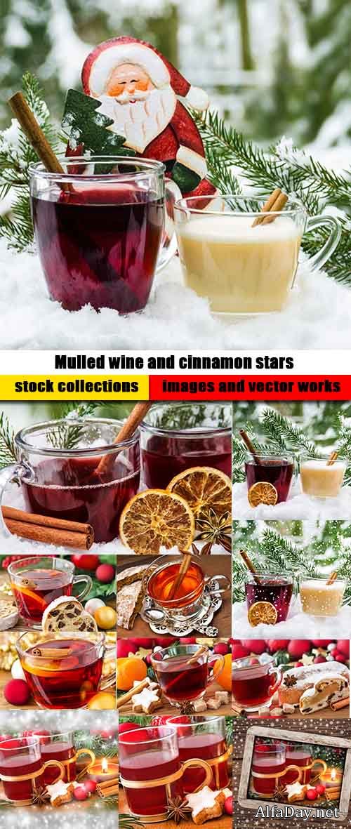 Mulled wine and cinnamon stars