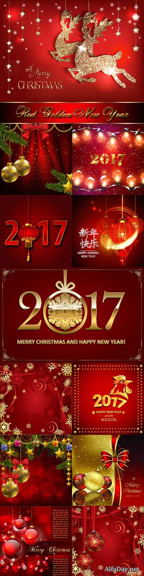 Red Golden New Year