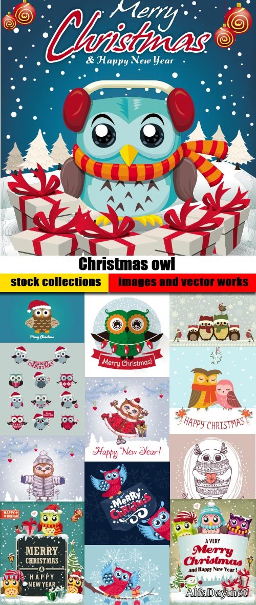 Christmas owl