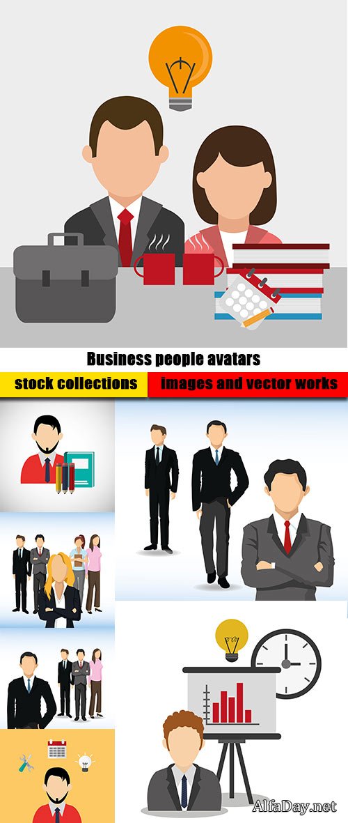 Business people avatars