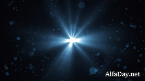 Blue rays through the side