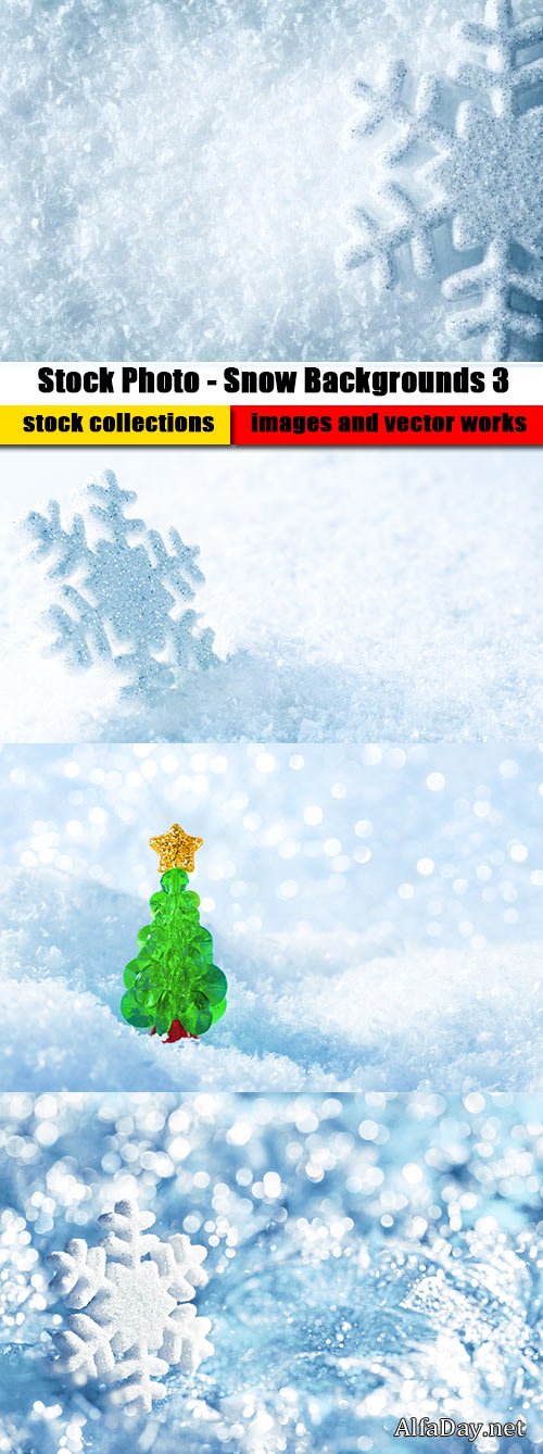 Stock Photo - Snow Backgrounds 3