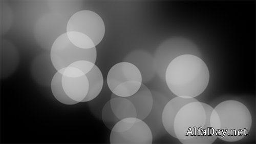 Black and white bokeh footage