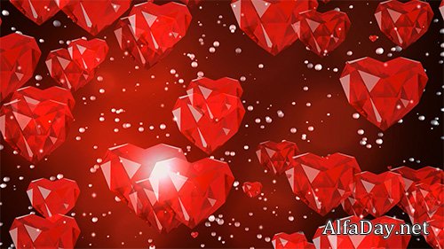 Valentine's day romantic footage 