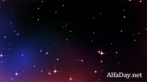 The background footage with the stars