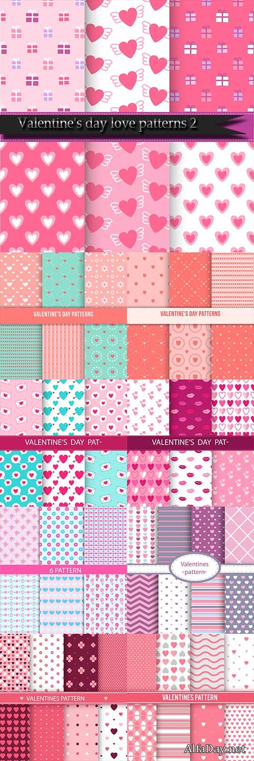 Valentine's day love patterns 2