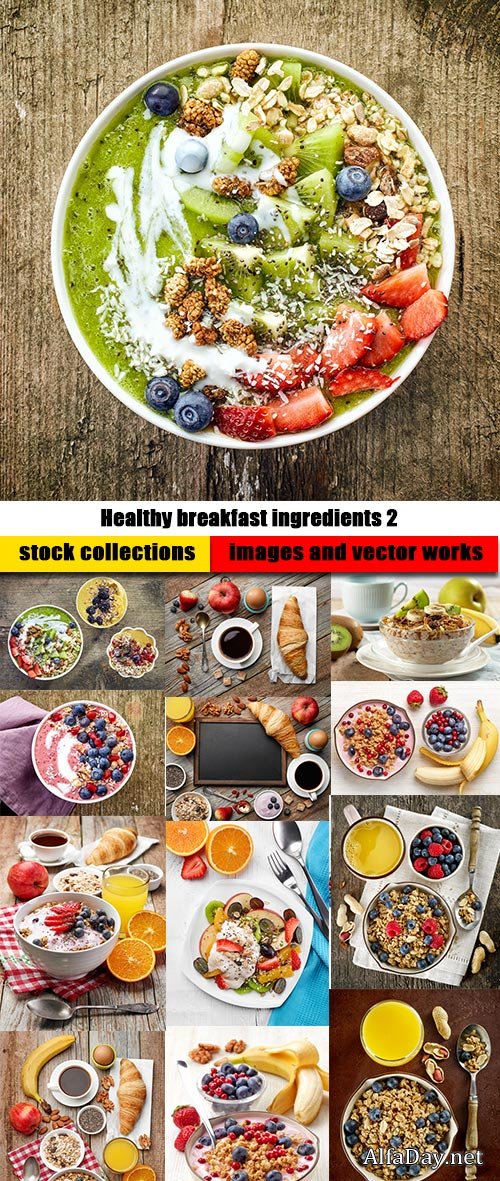 Healthy breakfast ingredients 2