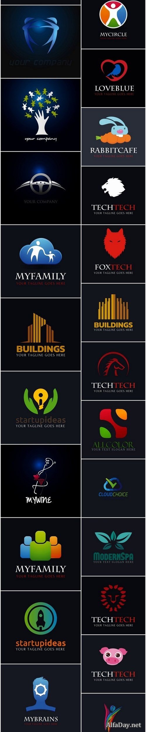 Creative Logo Design 4 - 27xEPS, AI, CDR Professional Vector Stock