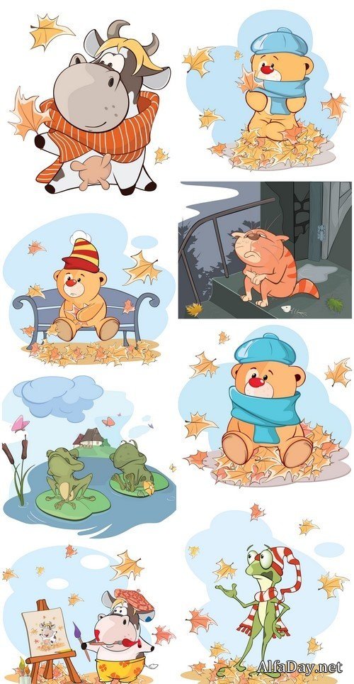 Cartoon character 8X EPS