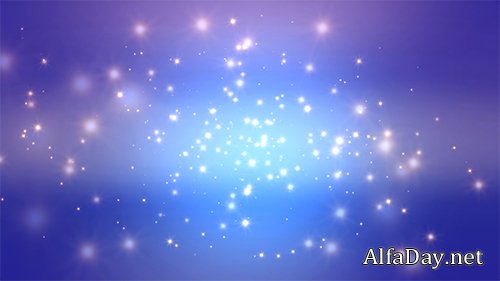 Purple Blue Moving Stars