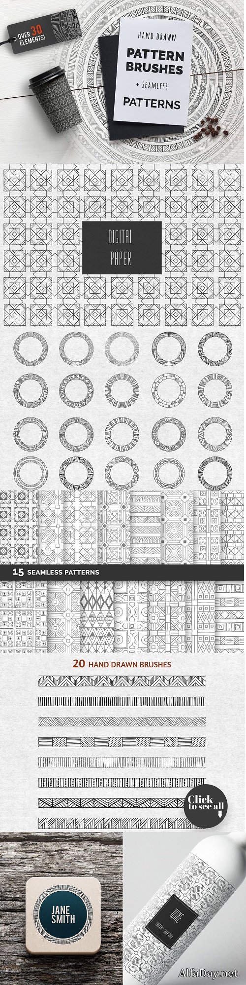 �������������� �����, �������, �����, ����, ��������� �������� - ������� ��� Adobe Illustrator � Photoshop