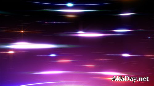 Curved Multicolor Streaks