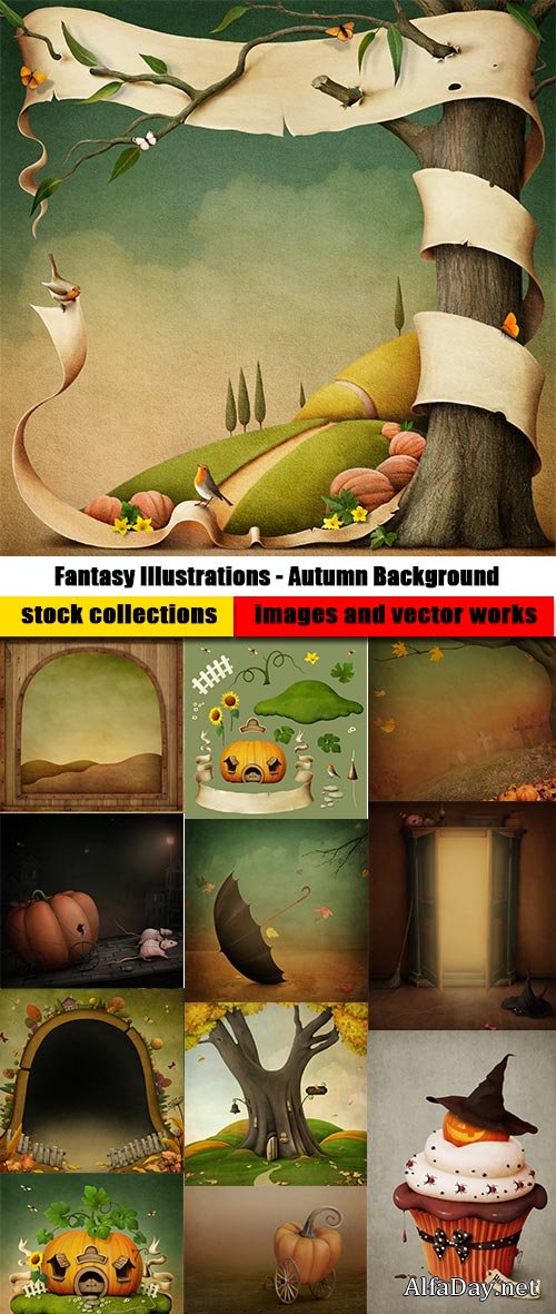 Fantasy Illustrations - Autumn Background