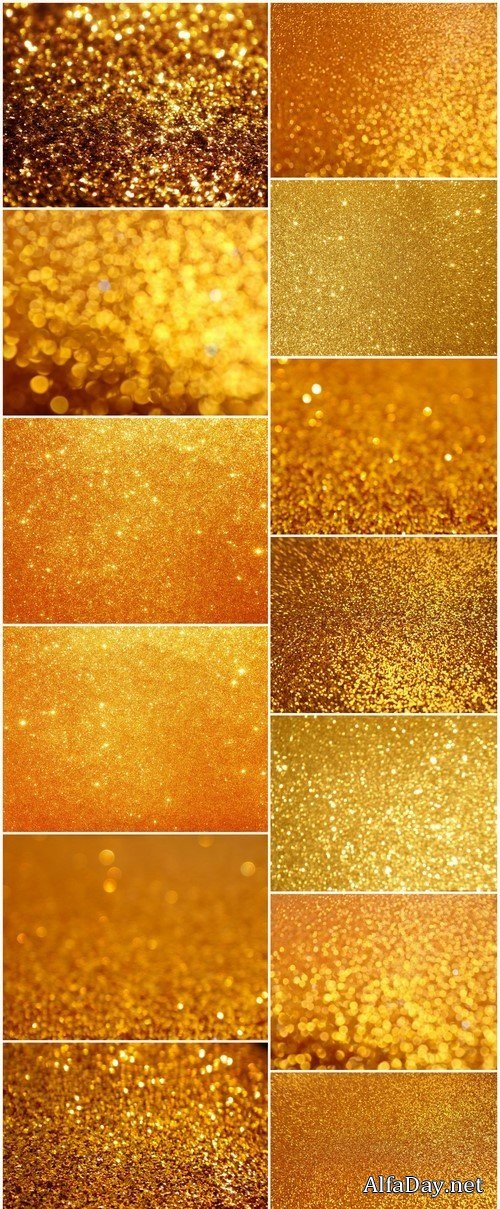 Golden holiday glowing glitter background 13X JPEG