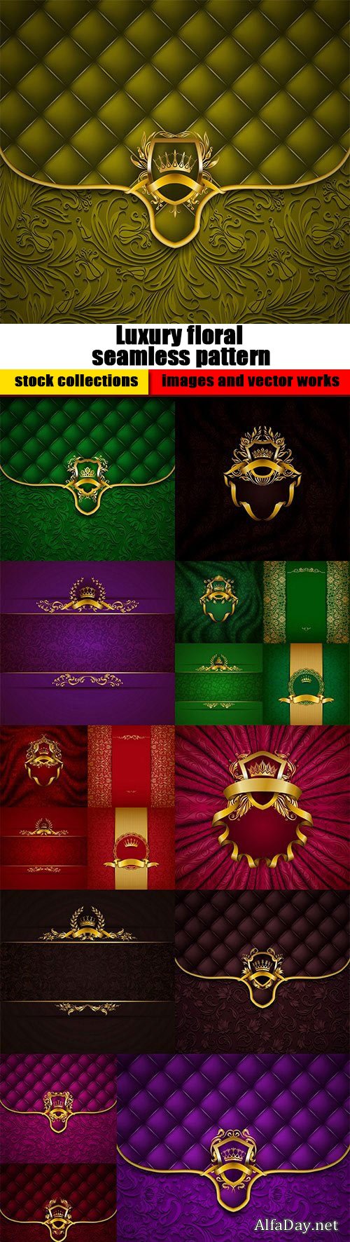 Luxury floral seamless pattern