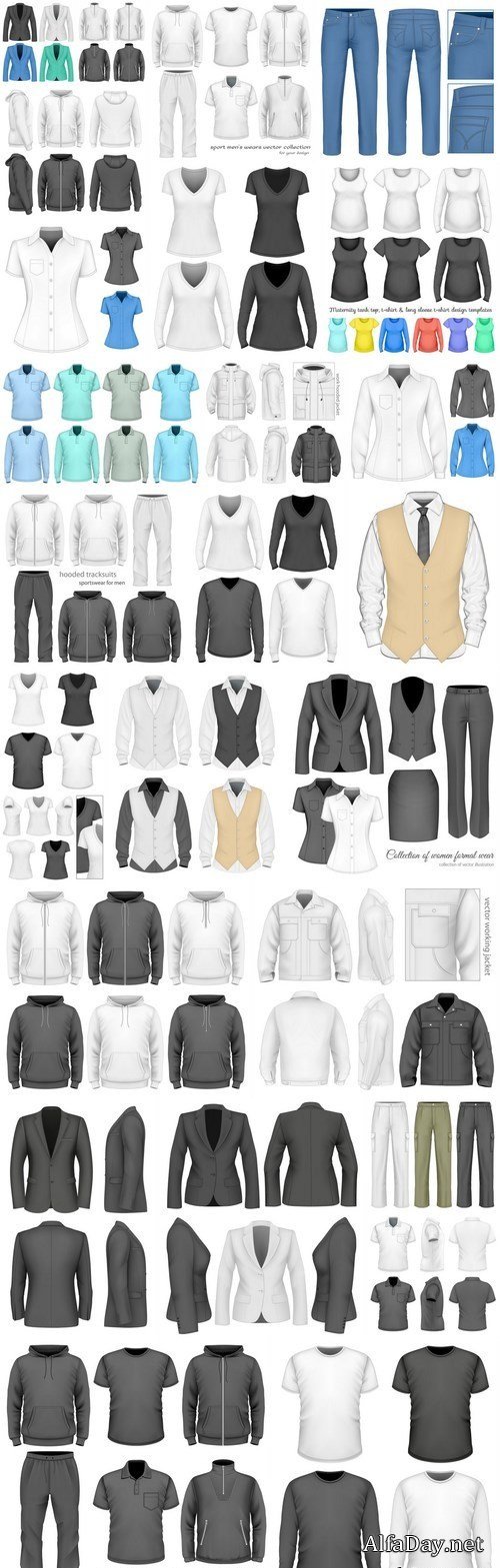 Mockup Clothes Collection - 26 Vector