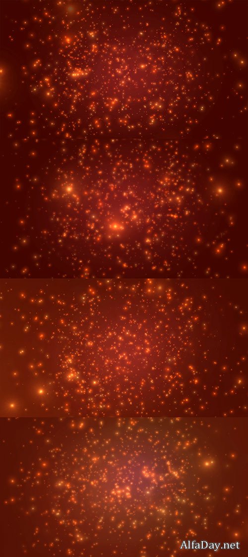 Red Stars Slow Flight