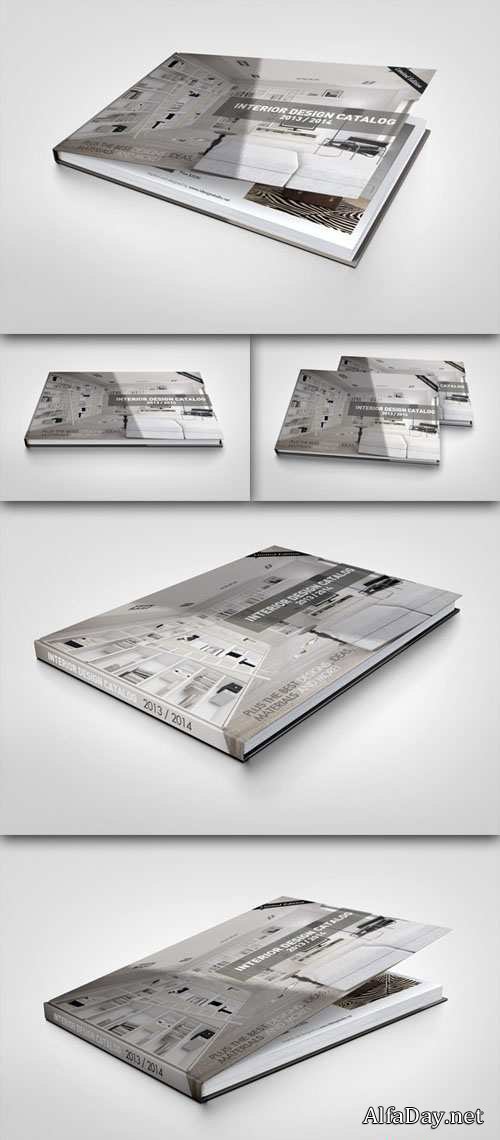 CreativeMarket - Landscape Book Mock-Up