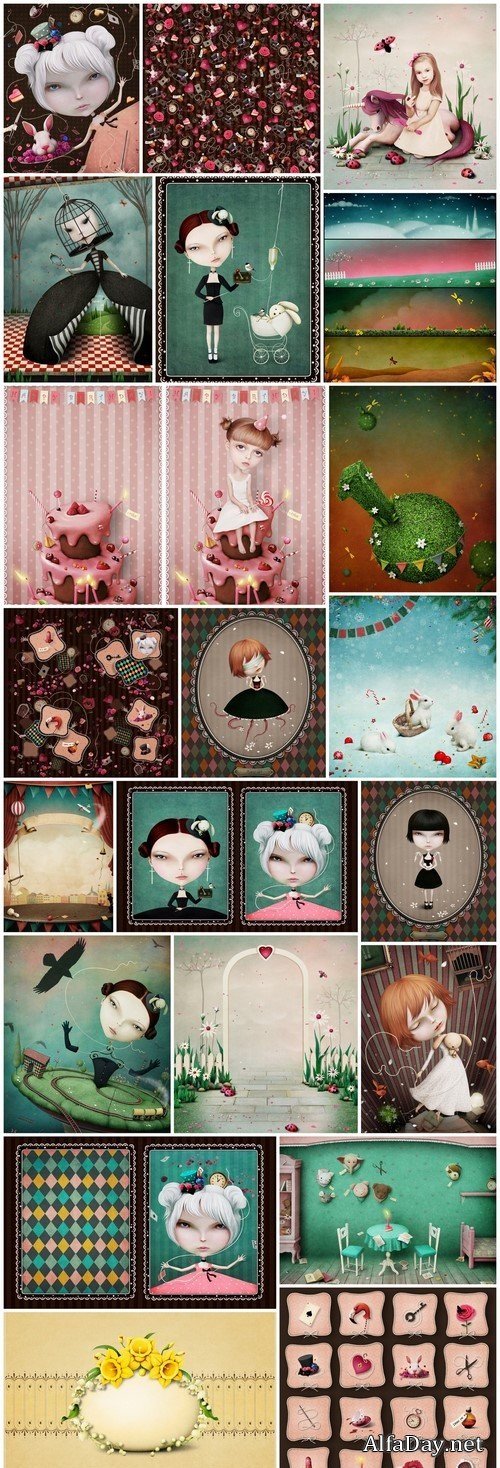 Fantasy and Art Illustrations #7 22X JPEG
