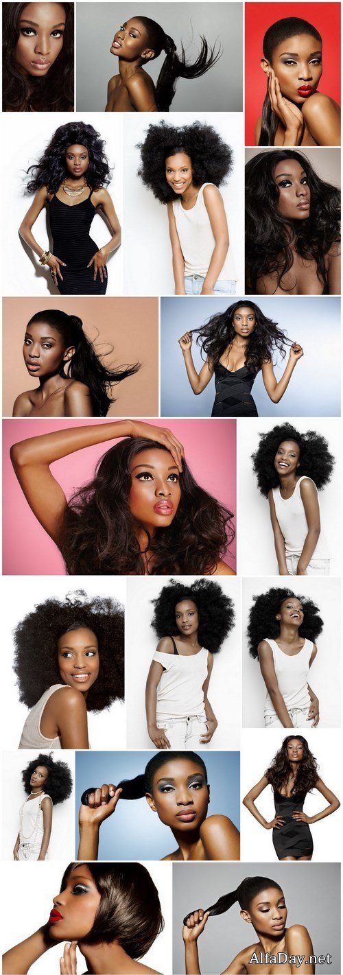 Sexy Black Woman 2 - 21xUHQ JPEG Photo Stock