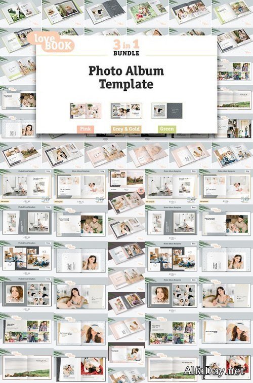 ��������� ����������� / 3 in 1 / Photo Album Template Bundle 1364137