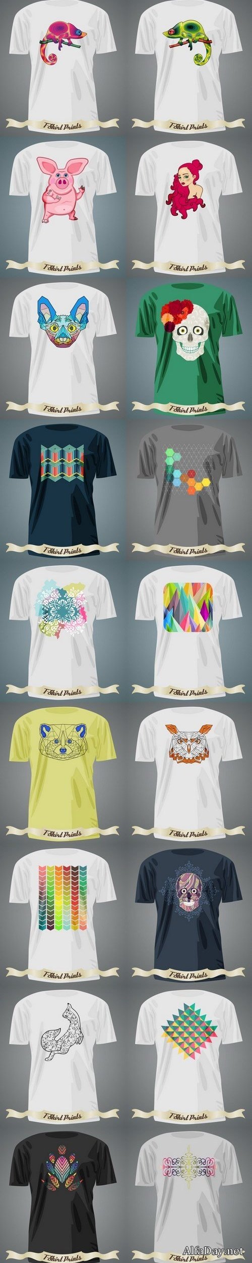 T-shirt design - 20xEPS