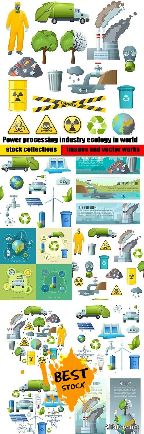 Power processing industry ecology in world