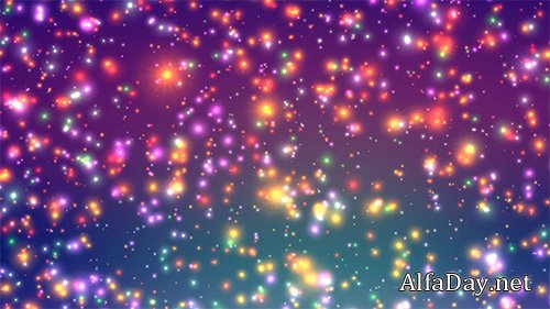 Colorul Sprakling Incoming Stars Background