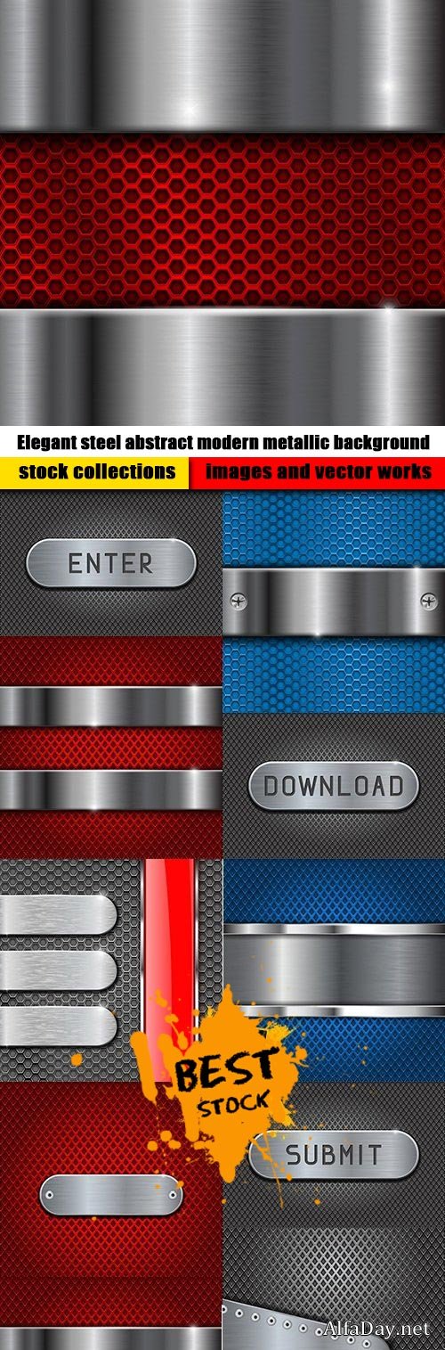 Elegant steel abstract modern metallic background