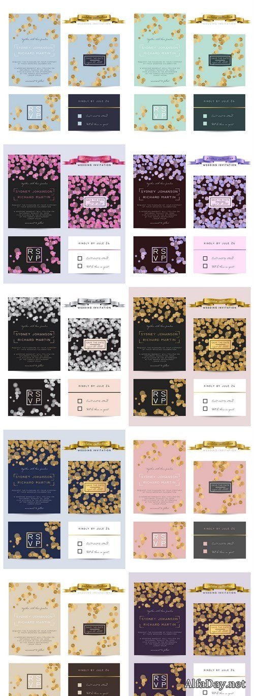 Elegand Wedding Card Set