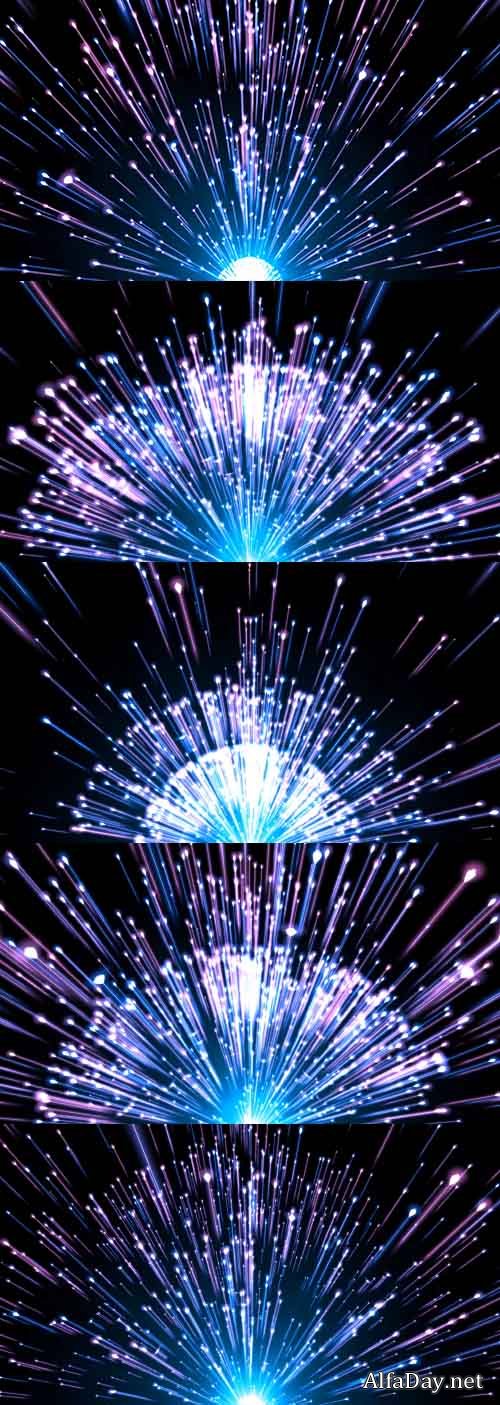 Purple Blue Firework Mushrooms